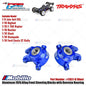 GPM Part #TJ021 Aluminum 7075 Alloy Front Steering Blocks with Oversize Bearing for Traxxas 1:8 Jato 4x4 VXL / 1/10 Bigfoot / Ford F-150 Raptor / Rustler / Slash / Stampede / Ford Fiesta ST Rally Upgrade Parts