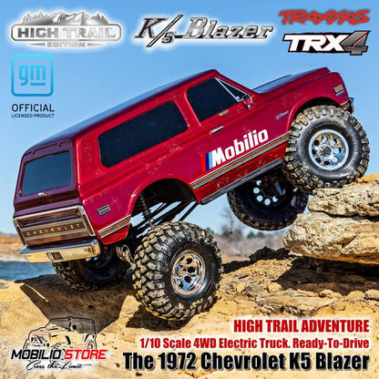 Traxxas 92086-4 TRX4 High Trail The 1972 Chevrolet K5 Blazer 1/10 4WD RTR RC Clipless