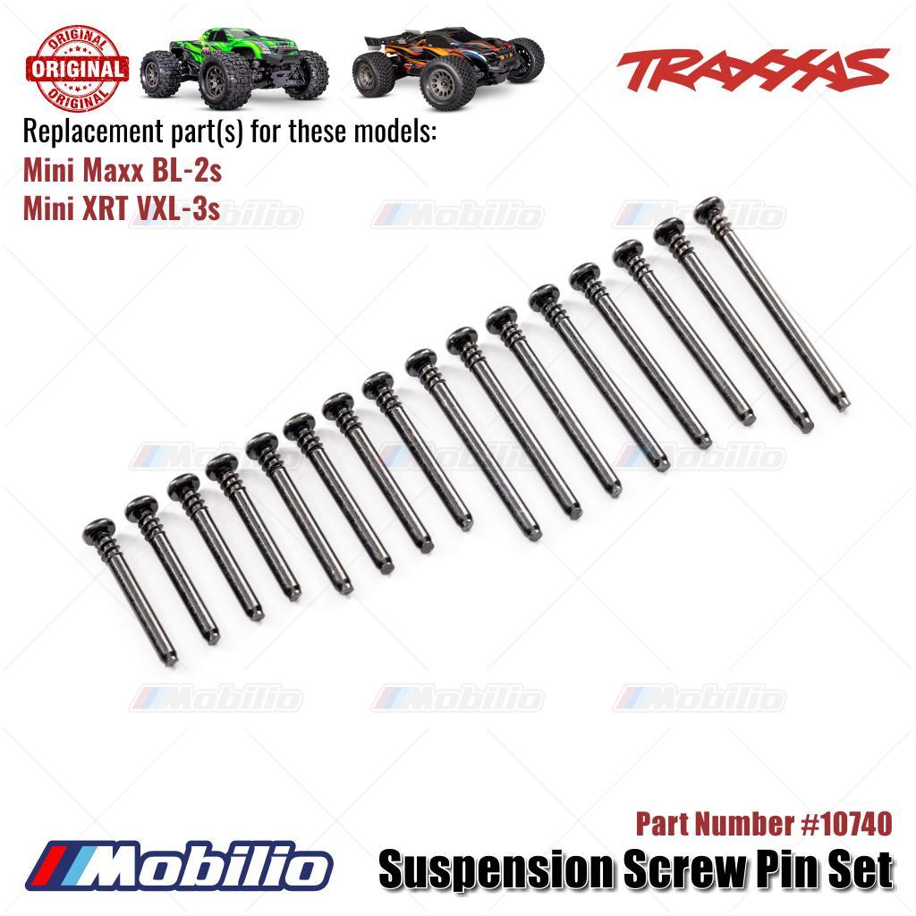 Traxxas Part #10740 Suspension Screw Pin Set RC Mini Maxx BL-2s Mini XRT VXL-3s