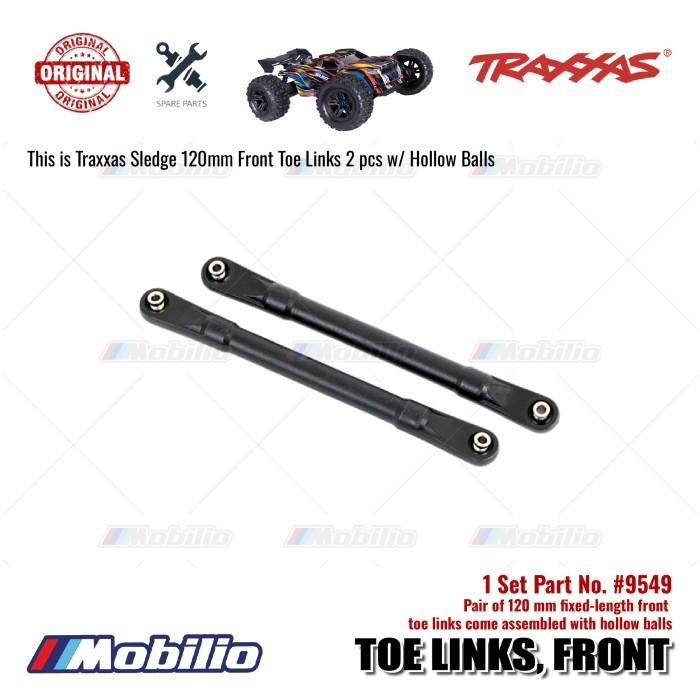 Traxxas Part #9549 Pair of 120 mm Fixed-Length Front Toe Links Come Assembled With Hollow Balls for RC Sledge