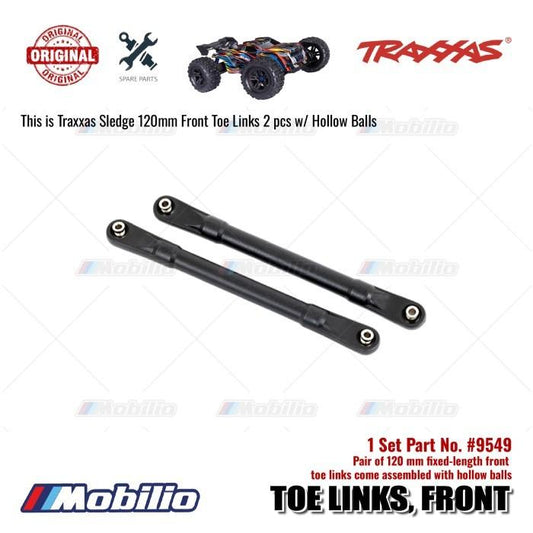 Traxxas Part #9549 Pair of 120 mm Fixed-Length Front Toe Links Come Assembled With Hollow Balls for RC Sledge