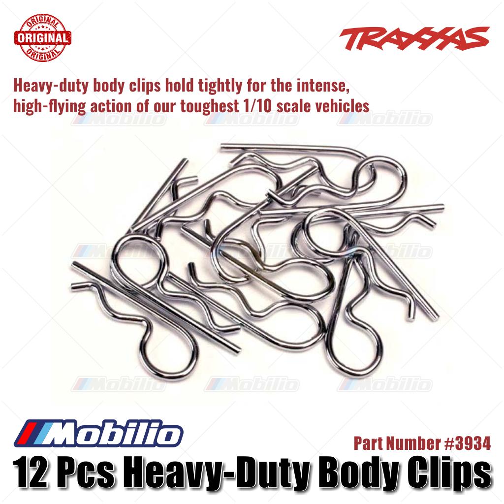 Traxxas Part #3934 Heavy-Duty Body Clips 12 Pcs for Almost All Traxxas Car RC Products