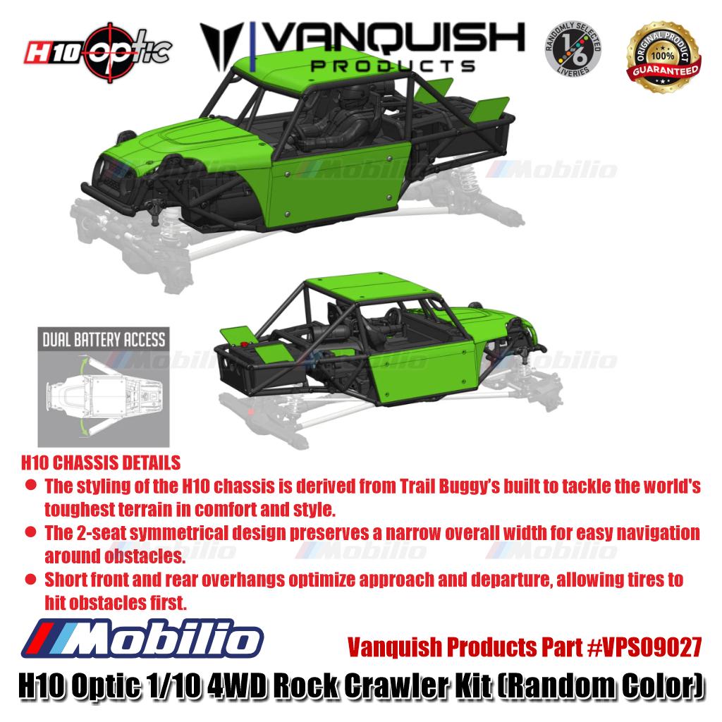 Kit Rock Crawler Vanquish Products H10 Optic 1/10 4WD (Warna Acak) #VPS09027