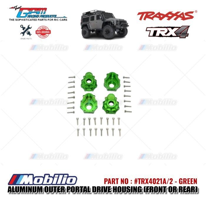 GPM Part #TRX4021A/2 Aluminum Outer Portal Drive Housing Front Or Rear Traxxas TRX-4 Trail Crawler  Remote Control Toy