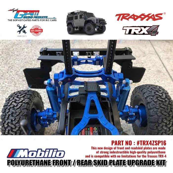 GPM Part #TRX4ZSP16 Polyurethane Front / Rear Skid Plate Upgrade Kit Traxxas TRX-4 Crawler Adventure