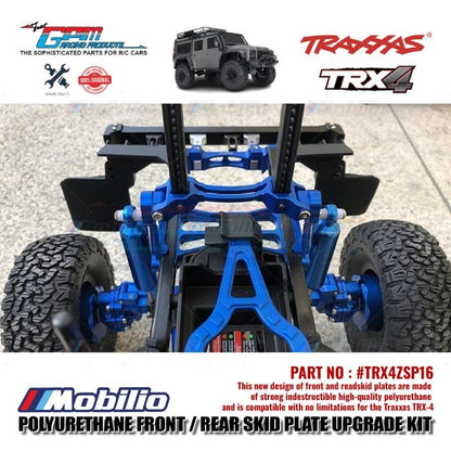 GPM Part #TRX4ZSP16 Polyurethane Front / Rear Skid Plate Upgrade Kit Traxxas TRX-4 Crawler Adventure