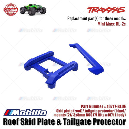 Traxxas Part #10717 Roof Skid Plate & Tailgate Protector RC Mini Maxx BL-2S