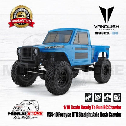 Vanquish VS4-10 Fordyce Straight Axle RTR Rock Crawler RC Skala 1/10 Kendali Jarak Jauh