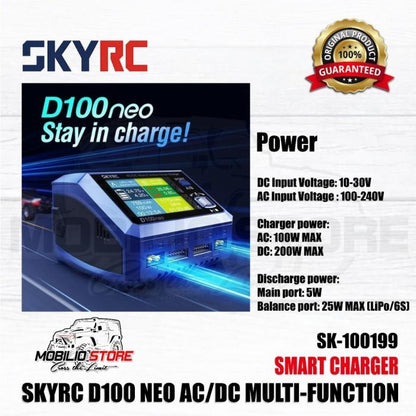 Skyrc D100 Neo 10A AC/DC Multi-Function Smart Charger #SK-100199
