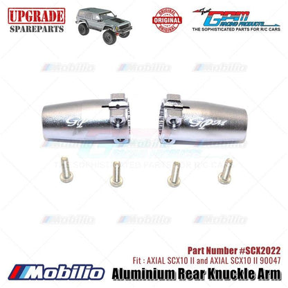 GPM Part #SCX2022 Aluminium Rear Knuckle Arm AX31383 RC Upgrade Axial SCX10 II Crawler Adventure  Remote Control Toy