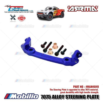 GPM Part #MAM4049 Alloy Steering Plate Arrma 1/8 Mojave 4X4 4S BLX Desert Truck  Remote Control