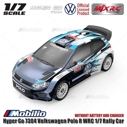 MJX Hyper Go 7304 VW Polo Brushless 1:7 Scale Drift Rally Car - 61KPH 4S LiPo without Battery & Charger