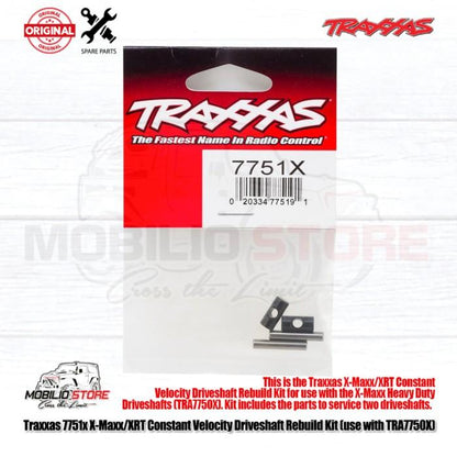 Traxxas Part #7751X Constant Velocity Driveshaft Rebuild Kit for X-Maxx XRT