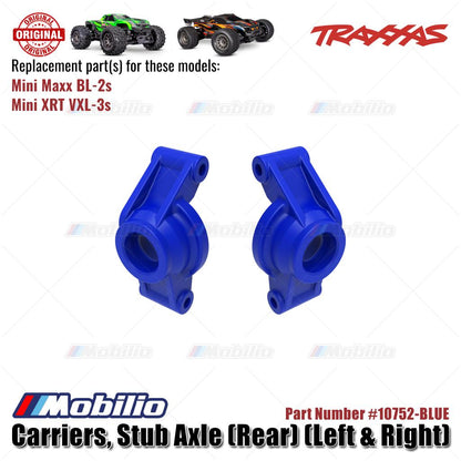 Traxxas Part #10752 Stub Axle Carriers left-Right RC Mini Maxx BL-2S  Mini XRT VXL-3S