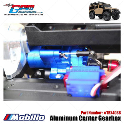 GPM Part #TRX4038 Aluminum Center Gearbox for RC TRX-4 Trail Crawler / TRX-6 Upgrade Parts