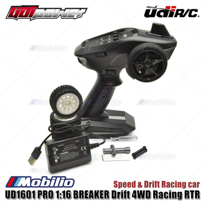 UDIR/C UD1601 Brushed UD1601-PRO Brushless Breaker 4WD 1:16 RTR Speed & Drift Racing RC Car
