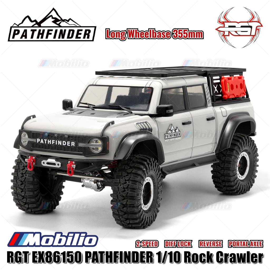 RGT EX86150 PATHFINDER 1/10 Jarak Sumbu Roda Panjang 355mm RC Adventure Crawler RTR