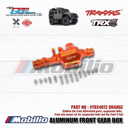 GPM Part #TRX4013 Aluminum Rear Gear Box Axle Upgrade Gardan Traxxas TRX-4 RC Crawler