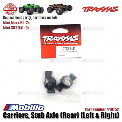 Traxxas Part #10752 Stub Axle Carriers left-Right RC Mini Maxx BL-2S  Mini XRT VXL-3S