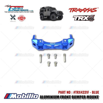 GPM Part #TRX4331F Aluminium Front Bumper Mount RC Upgrade Traxxas TRX-4 Crawler Adventure