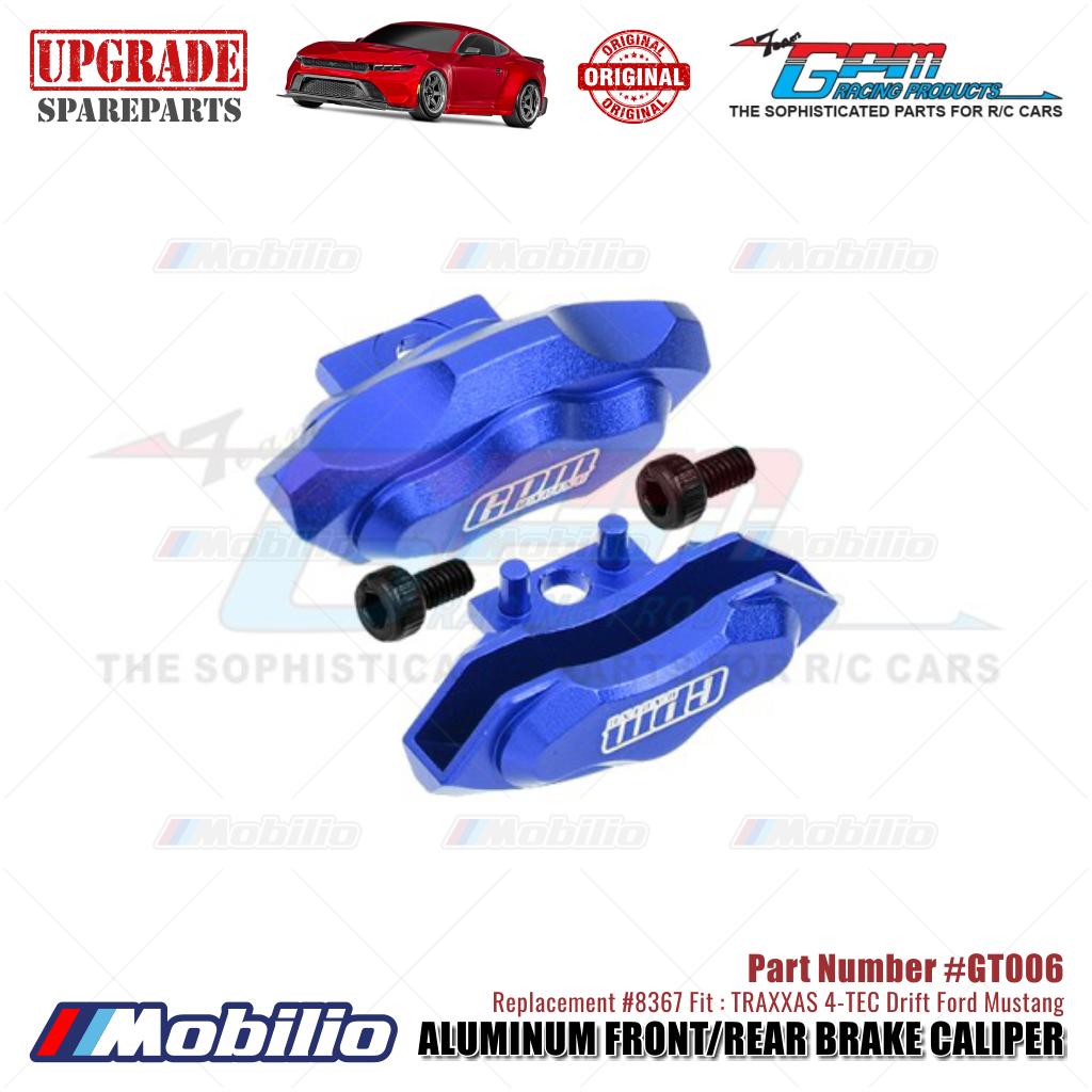 GPM Part #GT006 Aluminum Front/Rear Brake Caliper #8367 Traxxas 4-TEC Drift Ford Mustang