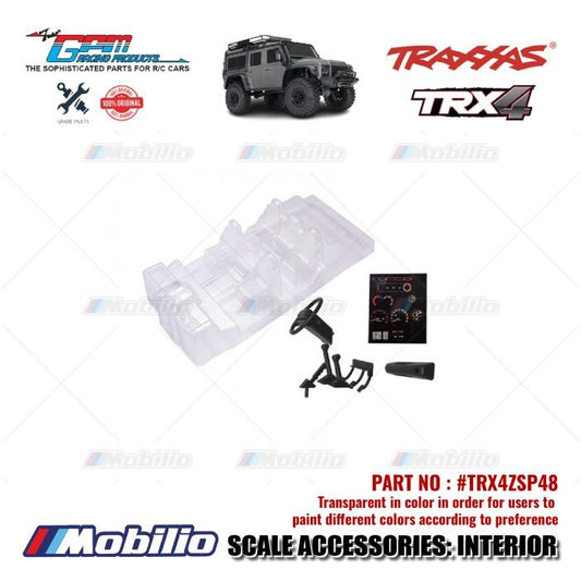 GPM Part #TRX4ZSP48 Interior Body for Traxxas TRX-4 Defender / D110 Crawler Adventure