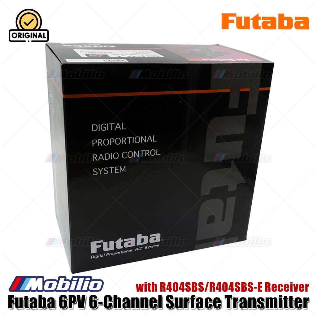 Futaba 6PV 6-Channel Surface Transmitter with R404SBS / R404SBS-E Receiver