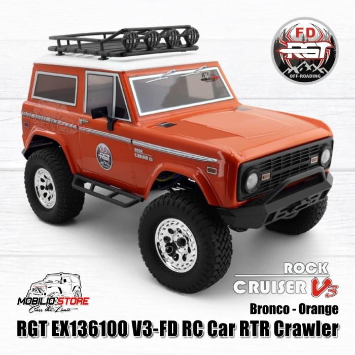 RC RGT 136100V3 FD 1/10 Skala 4WD Rock Crawler Cruiser RTR Ford Bronco