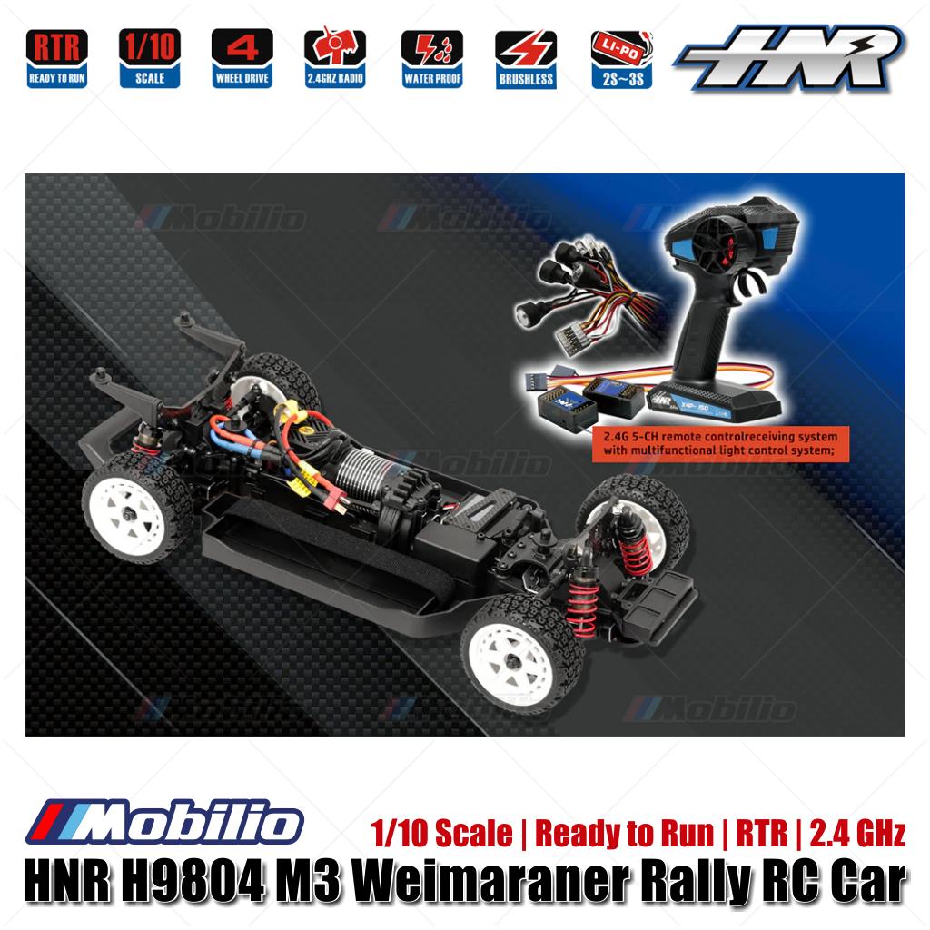 HNR H9804 M3 Weimaraner 1/10 Scale 4WD Brushless 2.4GHz RTR RC Rally Car