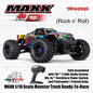 Traxxas 89086-4 Maxx V2 RC Monster Truck 1/10 Siap Balap dengan Motor 540XL Velineon VXL-4s dan Sistem Transmisi Single-Speed