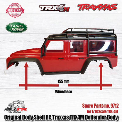 Traxxas Part #9712 Original Body Shell RC Traxxas Part TRX4M Defender Body for TRX-4M