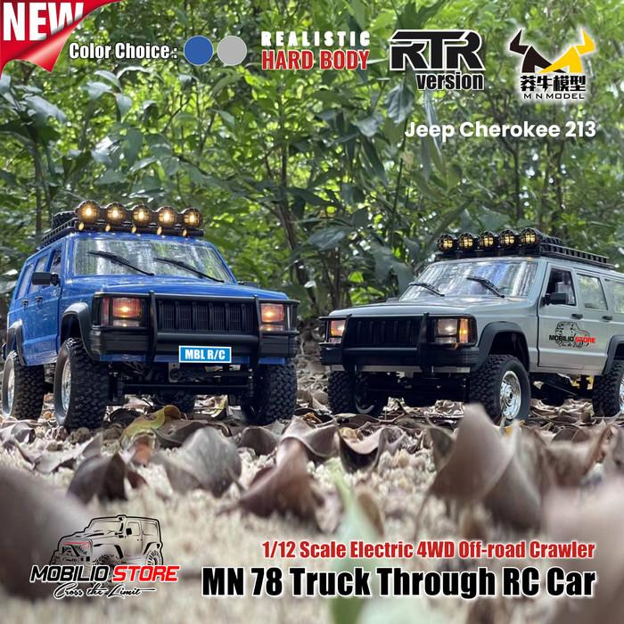 RC MN78 Jeep Cherokee 213 1/12 Scale Electric 4WD Off-road Crawler RTR