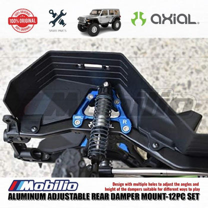 GPM Part #SCX3030 Metal Alloy Adjustable Rear Damper Mount Axial SCX10 III Wrangler AXI-03007