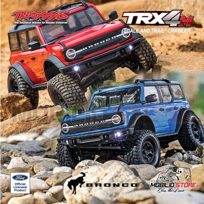 Traxxas 97074-1 TRX-4M 1/18 Electric Mini Crawler dengan Bodi Ford Bronco Tanpa Klip