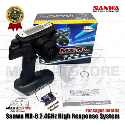 Sanwa MX-6 Digital Radio Remote Control 2.4 GHz 3CH High Response MX 6
