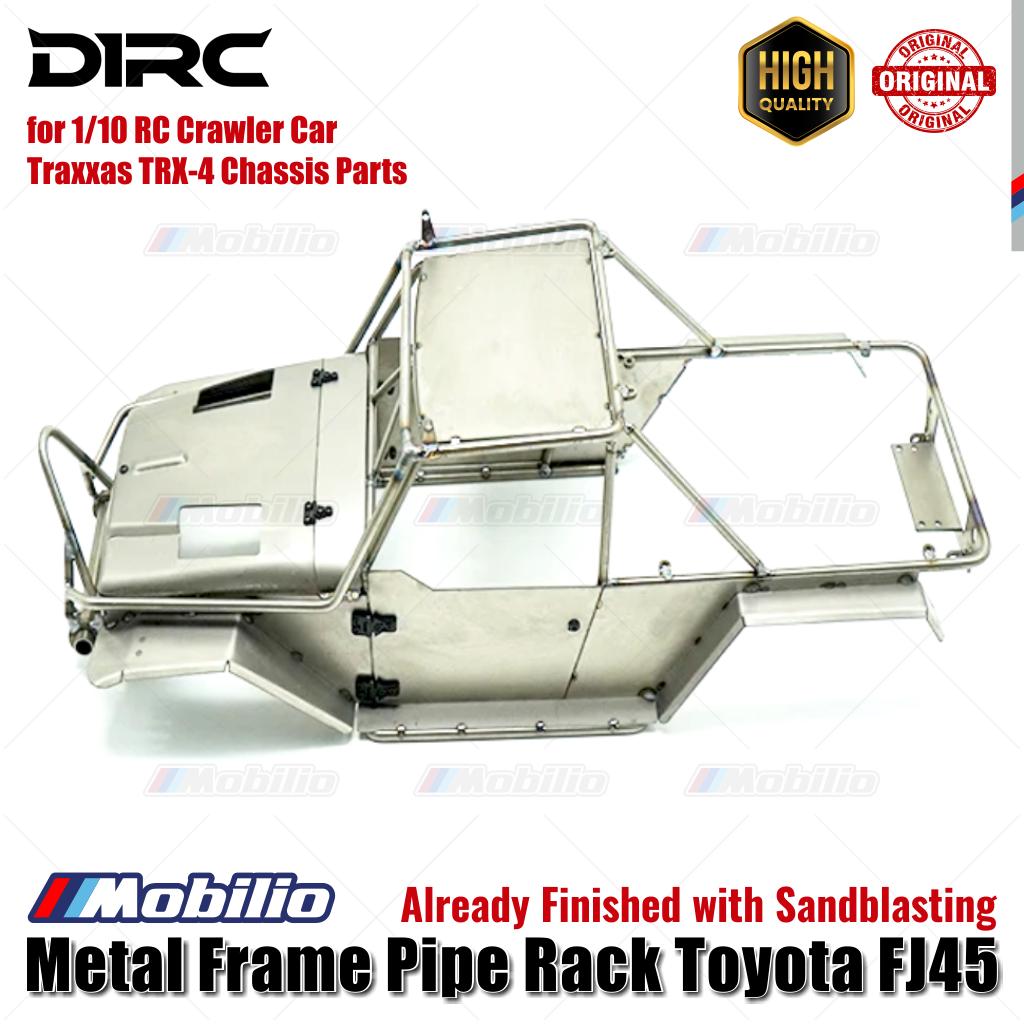 D1RC Upgrade Part Metal Frame Pipe Rack Toyota FJ45 with Sandblasting for 1/10 RC Crawler Car Traxxas TRX-4 Chassis Parts