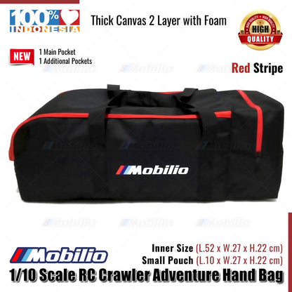 Tas Crawler RC Skala 1/10 Petualangan Tas Tangan Kanvas Kualitas Tinggi Ukuran Dalam 52x27x22cm
