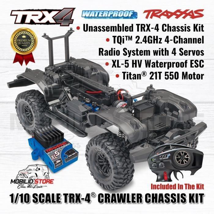 Traxxas 82016 TRX4 TRX-4 Crawler Chassis Kit + Electronic 1/10 Scale Truck