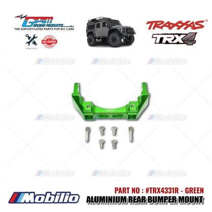 GPM Part #TRX4331R Aluminium Rear Bumper Mount RC Upgrade Traxxas TRX-4 Crawler Adventure