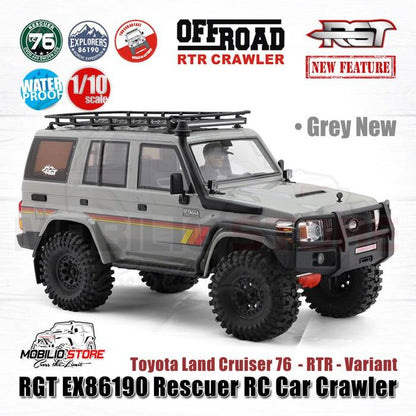RGT EX86190 Rescuer Toyota Land Cruiser 76 Mobil RC Crawler 1/10 RTR