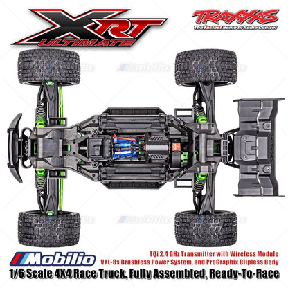 Traxxas 78097-4 XRT Ultimate 1/6 Extreme Race Truck 4WD 8S Brushless TQi TSM RTR RC Car Remote Control Clipless
