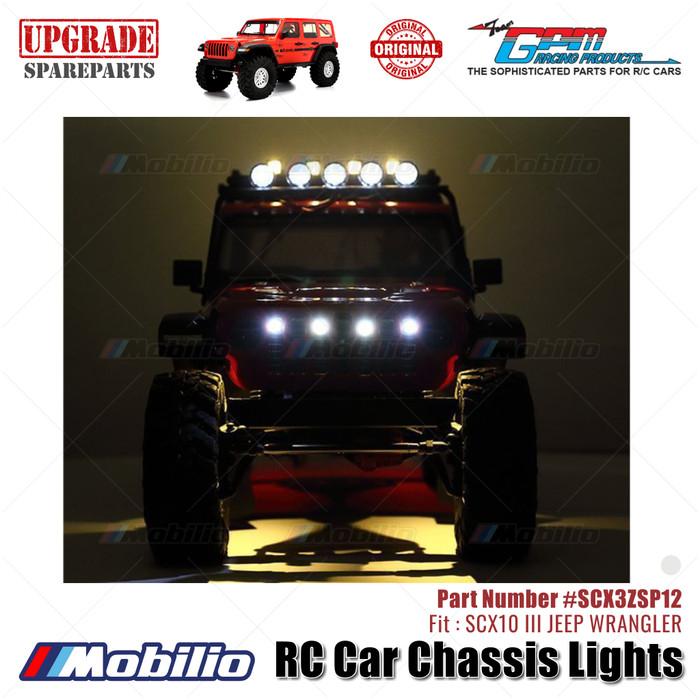 GPM Part #SCX3ZSP12 RC Car Chassis Lights Axial SCX10 III Jeep Wrangler