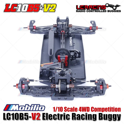 LC Racing LC10B5-V2 Electric Racing Buggy RC 1/10 Scale 4WD Competition Center Differential