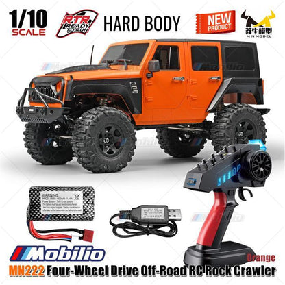 MN222 Four-Wheel Drive Off-Road RC Rock Crawler 1/10 Scale RTR Hard Body MN 222