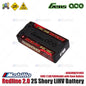 Gens Ace Redline 2.0 2S Shory LiHV Battery 140C (7.6V/5000mAh) with 5mm Bullets - GEA50002S14S5