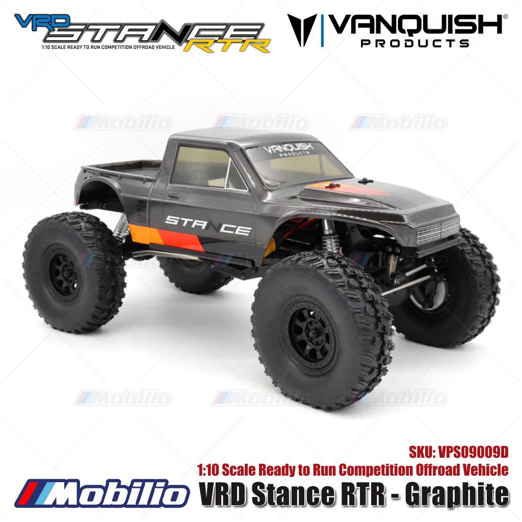 Vanquish Products VRD Stance RTR - Graphite VPS09009D & Progress Blue VPS09009C Kendaraan Offroad Kompetisi Siap Jalan Skala 1:10