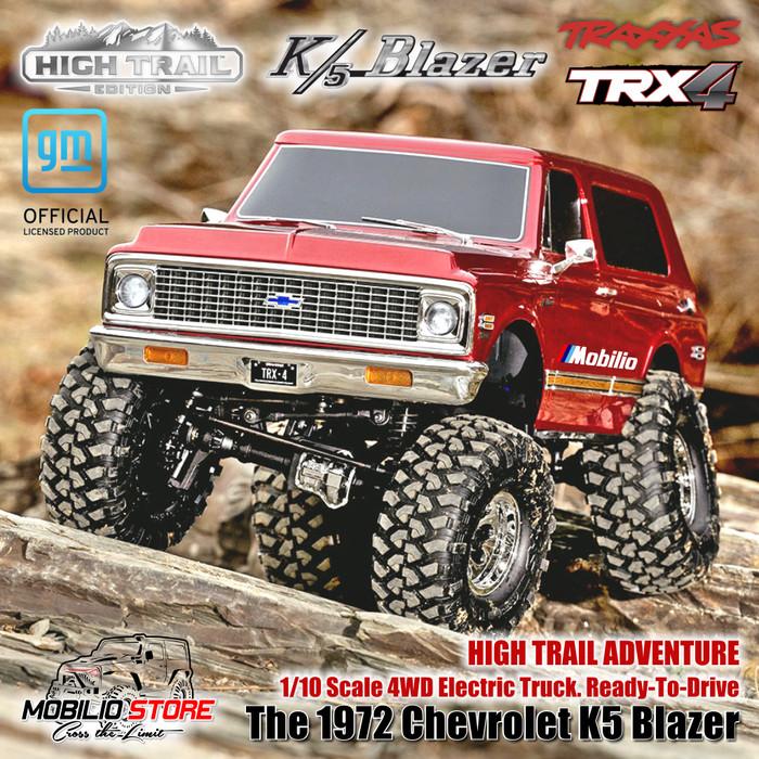 Traxxas 92086-4 TRX4 High Trail The 1972 Chevrolet K5 Blazer 1/10 4WD RTR RC Clipless