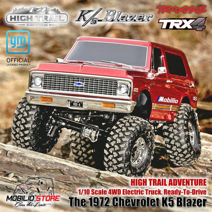 Traxxas 92086-4 TRX4 High Trail The 1972 Chevrolet K5 Blazer 1/10 4WD RTR RC Clipless
