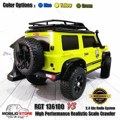 RC RGT 136100 V3 1/10 Skala 4WD Rock Crawler Cruiser RTR Suzuki Jimmy
