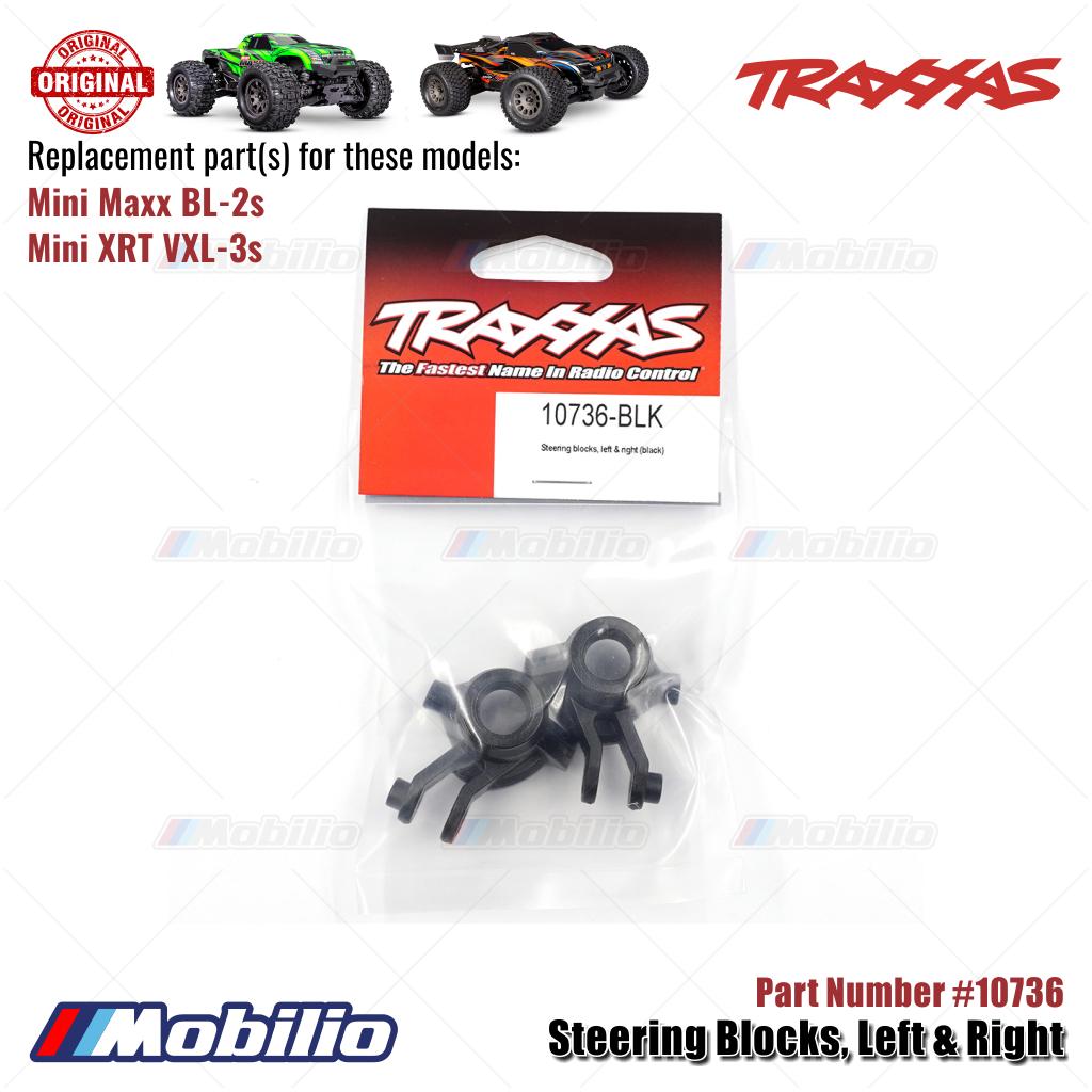 Traxxas Part #10736 Steering Blocks left-Right RC Mini Maxx BL-2S Mini XRT VXL-3S